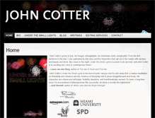 Tablet Screenshot of johncotter.net